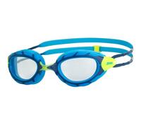 Occhialini Zoggs Predator blu giallo con lenti trasparenti junior