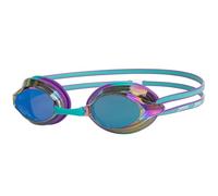 Zoggs Racer Titanium, Swimming Goggles Unisex-Adult, Violet/Turquoise/Mirrored Blue