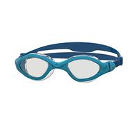 Zoggs Tiger Lsr+ Specchio, Occhiali Unisex-Adulto, Blu/Blu barriera corallina/Trasparente, Taglia Unica