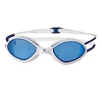 Zoggs Tiger White Blue (Smaller Fit), Occhialini da Nuoto per Adulti Unisex, Bianco/Blu