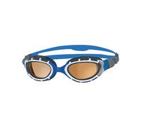 Occhialini Zoggs Predator Flex Polarized Ultra blu bianco con lenti polarizzate arancio - M