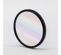 ZOGUO Rainbow Blue Orange Streak Filter 77/82mm Flare Radiant FX Filter (Size : with 67mm Adapter, Color : Rainbow Flare)