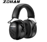 ZOHAN Cuffie elettroniche 5.0 Cuffie antirumore Bluetooth Cuffie per la protezione dell'udito per la sicurezza musicale Riduzione del rumore Ricarica