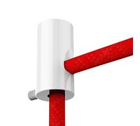 ZOHAR 2 Pezzi Decentratore da Soffitto per Cavi Elettrici con fermo, Decentratore a Soffitto, Decentratore Cavo Elettrico, Decentratore Lampadario Fermacavo Bianco