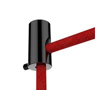 ZOHAR 5 Pezzi Supporto da Soffitto Fermacavo a Parete e a Soffitto Perni da Soffitto e da Parete Appendino per Cavi Fissaggio Cavi Altalena a Scimmia Appendicavi con Viti e Tasselli per Cavo Tessile