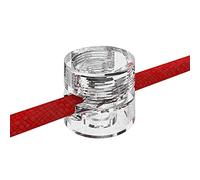 ZOHAR 8 pz Decentratore da Soffitto per Cavi Elettrici, [TRASPARENTE, ABS] Decentratore a Soffitto, Decentratore Lampadario, Gancio da Parete, Decentratore Cavo Elettrico, Fermacavo