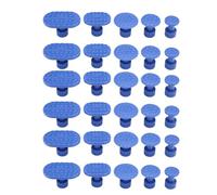 Zohisin 30 Pezzi Auto Dent Repair Puller Tabs Car Body Dent Repair Suction Cup Set Blue Puller Tabs Dent Tabs Dent Repairs Tools Set Set di 30 Diverse Linguette di Estrazione per R