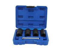 Zohisin 5pcs Nut Remover Set Impact Molybdenum Steel Tool for Auto Maintenance Industrial Building and Home Field with 17mm 19mm 21mm 22mm Sockets and 2in Drive