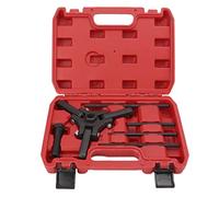 Zohisin 6pcs Harmonic Damper Pulley Puller Kit Carbon Steel Oxide Finish Ideal for Engine Repair in Cars SUVs and Pickup Trucks Compatible with Vehicles