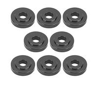 Zohisin 8 pezzi in alluminio Il kit di boccola di boccola per boccola per auto per auto in alluminio offre un cambio più rapido più accurato durante le variazioni degli ingranaggi rapidi (Nero)
