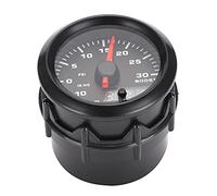 Zohisin Boost Gauge 52mm 2in con 7 Colori LED Misuratore di Pressione per Auto Accessori di Modifica Veicolo con Motore Passo Rapido e Backlight corrosivo ABS