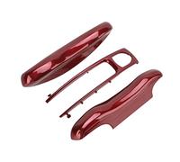 Zohisin Car Remote Control Key Ideal Replacement For Multiple With Three Parts Design Ice Blue Color For 911 From 2017 To 2022 (Cherry red)