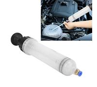 Zohisin Estrattore manuale di liquidi Pompa a siringa in plastica da 200 ml con bottiglia e tubi flessibili per olio per auto Liquido freni Antigelo Olio per ingranaggi Olio per