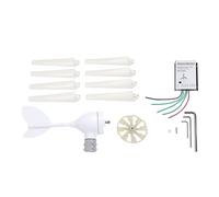 Zohisin Generatore Eolico 400W 12V 8 Pale Kit di energia eolica con Controller Mppt per cabine da Campeggio per e Barche