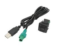 Zohisin Interruttore USB per auto con cavo adattatore Plug and Play per lettore CD RCD510Plus RCD310Plus Materiale ABS ad alte prestazioni di trasmissione Goditi la musica in auto durante
