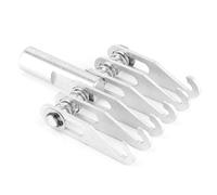 Zohisin Metallo Dent Puller Regolabile con 6 Gancio Estrattore per Ammaccature Auto Strumento di Riparazione per Corpo Auto e Moto