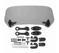 Zohisin Parabrezza Universale per Moto Spoiler Antivento Regolabile Parabrezza Trasparente Fumo Deflettore d' per Moto con Installazione Facile