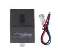 Zohisin Relè Flasher 12V Regolabile per Segnalatore di Direzione Auto e Moto con Connettore a 3 Pin