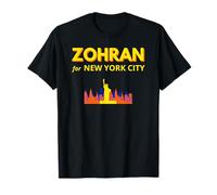 Zohran Mamdani per il sindaco di New York Divertente Cool Trendy Progressive Maglietta