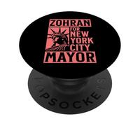 Zohran Mamdani per il sindaco di New York Divertente Cool Trendy Progressive PopSockets PopGrip Adesivo