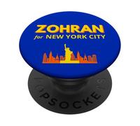 Zohran Mamdani per il sindaco di New York Divertente Cool Trendy Progressive PopSockets PopGrip Adesivo