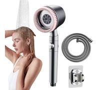 Zohuwerui Soffioni doccia ad alta pressione, attacco portatile, risparmio idrico, per bagno, hotel, doccia, bagno, casa, appartamento, condominio, camper, cottage, cabina, villa, palazzo,