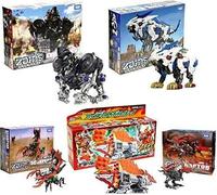 ZOIDSZW01 Wild Liger ZW04 Scorpia ZW09 Raptor ZW10 Knuckle Kong DX Dime Volcano