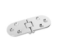 Zoinary Cerniera della portiera Per dell'auto | Cerniera in lega di zinco resistente alla ruggine angolo arrotondato pieghevole a 180° da avvitare(Nickel 2pcs)