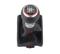 Zoinary Pomello del cambio dell'auto A4 S4 RS4 B8 8K Per Avant 2008 2009 2010 2011 2012 2013 2014 2015 Auto 6 Per Speed Gear bastone pomello del cambio Con Stivale In Pelle(2)