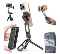 ZOINSHOT Treppiede magnetico portatile in alluminio per iPhone, mini treppiede pieghevole tascabile per Magsafe, compatibile con iPhone serie 16/15/14/13/12 per video video e video da viaggio