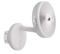 ZOIZ Ventilatore da parete per caravan, 12 V, con luce LED, silenzioso, oscillante, per camper, roulotte, barca, camera da letto, soggiorno, portatile, per campeggio e furgoni