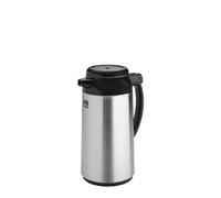Zojirushi - Caraffa termica da 1 litro, in acciaio inox spazzolato, colore: Nero/Cromo