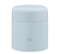 ZOJIRUSHI SW-KA30-HL Mahobin - Barattolo termico per zuppa in acciaio inox, senza cuciture, 300 ml, grigio ghiaccio, coperchio e guarnizione integrati, facile da pulire, solo 3 pezzi