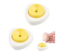 ZOKJSW 2 PCS Frullatore per Uova Bucauova in Acciaio Inox Separatore di Uova Perforatrice Semiautomatica per Utensili da Cucina Strumento di Cottura Semiautomatico da Cucina per Pugno di Pollo