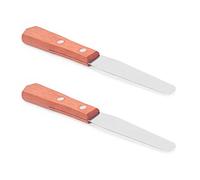 ZOKJSW 2 PCS Spatola per Torte in Acciaio Inox Professionale ad Alto Angolo Paletta per torteFresa per pasticceriaSpatola per glassaStrumenti per Cuoco per Dolci