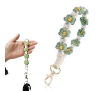 ZOKJSW Aggiungi stile al tuo telefono con Set 1 pezzi di cordini creativi per cellulare intrecciati con camelia e fiori di pruno - A stylish addition to your phone.