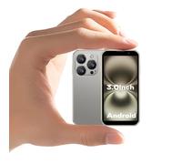 ZOKOE 3G - Piccoli Cellulari, Bambini - Smartphone Android 9.0 3.0 pollici - Schermo 2 GB RAM 16 GB ROM, 5,0 Megapixel, 900 mAh - Batteria di riconoscimento facciale, cellulare portatile (XS18-Oro)