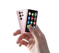 ZOKOE Mini-Smartphone 3G, piccolo smartphone per bambini, schermo HD da 3 pollici, 2 GB RAM + 16 GB, compatto, WiFi, telefono cellulare senza contratto (Rosa)