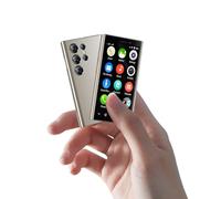 ZOKOE Mini-Smartphone 3G, piccolo smartphone per bambini, schermo HD da 3 pollici, 2 GB RAM + 16 GB, compatto, WiFi, telefono senza contratto (Oro)