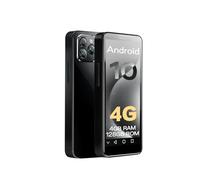 ZOKOE mini telefono schermo da 4 pollici 4GB RAM 128GB ROM 2MP+5MP 2600mAh batteria ricarica inversa Dual SIM octa-core Face Unlock Kids Smart 4G Phone (Nero)