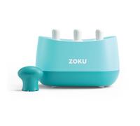 ZOKU New Triple Quick Pop Maker Create 3 Popsicles in Minutes Includes Super Tool 6 Sticks and Drip Guards 2 Pour Cups and