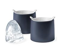 Zoku Stampo per palline di ghiaccio a forma di squalo, contiene 2 stampi per ghiaccio a forma di squalo, per cocktail e feste, per feste in giardino, barbecue, mangiare all'aperto