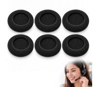 Zolara 6 cuscinetti auricolari compatibili con EPOS/Sennheiser PC8 USB PC3 | Cuscinetti di ricambio in schiuma per auricolari, 6 pezzi, compatibili