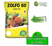 ZOLFO 80 polvere 4 Kg bagnabile contro oidio ticchiolatura vite mal bianco