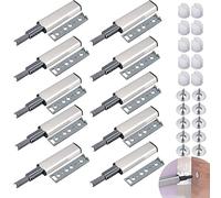 ZOLISCHE 10 Pezzi Calamite per Mobili Chiusura Push Pull per Ante Chiusura Magnetica per Ante Scrocco Magnetico Calamite per Sportelli con Chiusura Morbida per Cassetti Armadio Cucina