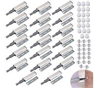 ZOLISCHE 20 Pezzi Calamite per Mobili Chiusura Push Pull per Ante Chiusura Magnetica per Ante Scrocco Magnetico Calamite per Sportelli con Chiusura Morbida per Cassetti Armadio Cucina