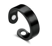 Zolkamery Vital, anello magnetico da donna, 2026, anello magnetico in argento, con magneti, semplice, fiore, cuore, onde, regolabile, per un sonno migliore, anello magnetico per la perdita di peso