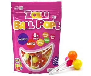 Zollipops The Clean Teeth Pops, lecca-lecca anti cavità, Ball Popz, 5 once (la confezione può variare)