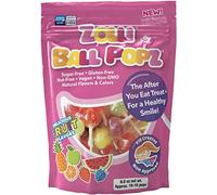Zollipops Zolli Ball Popz Lollipops Clean Teeth, frutta naturale, 8 once
