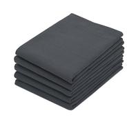 ZOLLNER 5 strofinacci da cucina - cotone in 50x70 cm - canovacci assorbenti e robusti - a righe grigie scuro - lavabili a 60°C - Qualità gastronomica - Certificato OEKO TEX (R)
